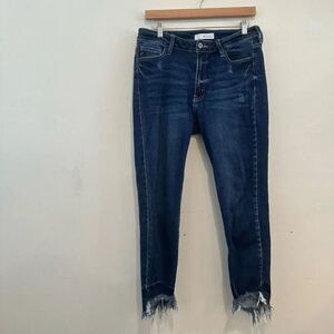 KanCan Dark Blue Ankle Jeans